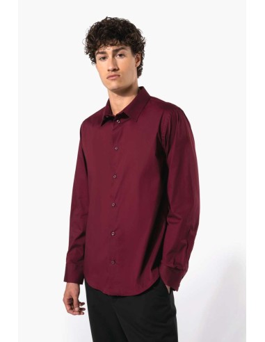 KAR-K529-LONG-SLEEVED COTTON/ELASTANE SHIRT